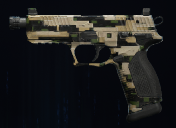 Rendu du camouflage Forêt numérique sur Jäger 45